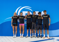 v.l.n.r. Mira Helget, Lina Winkler, Julian Haubrich, Joris Jehle, Ken Kien Duong, Leo Leverkus