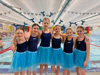 D-Jugend weiblich (2. Mannschaft): v.l.n.r. Lucy Stripf, Elin Köcher, Luise Kreickemeier, Liva Feix, Malou Schrep